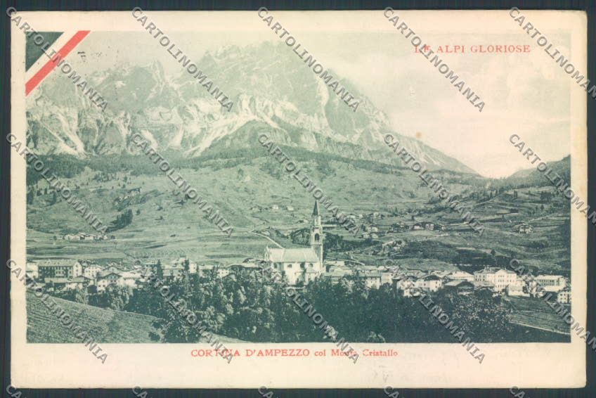 Belluno Cortina d'Ampezzo cartolina LQ8999 – fronte