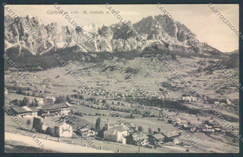 Belluno Cortina d'Ampezzo cartolina LQ9003 – fronte