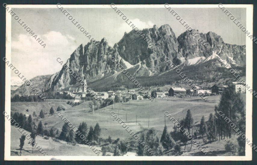 Belluno Cortina d'Ampezzo cartolina LQ9010 – fronte