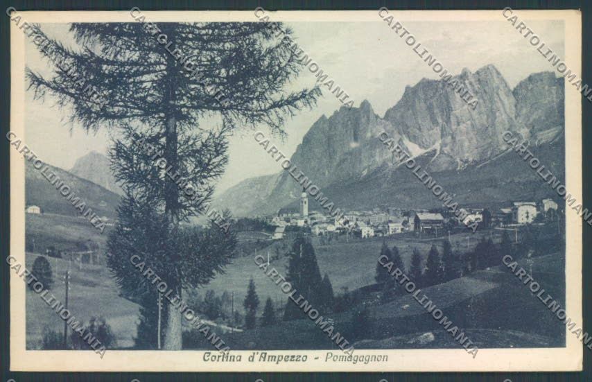 Belluno Cortina d'Ampezzo cartolina LQ9011 – fronte