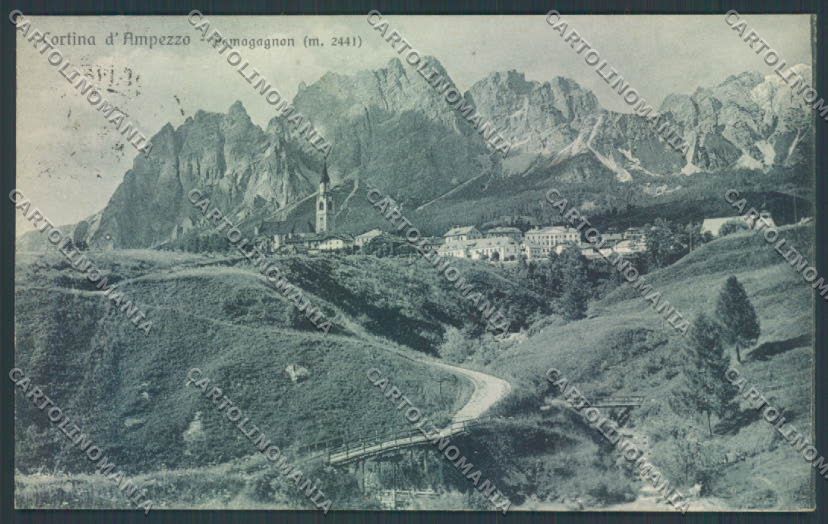 Belluno Cortina d'Ampezzo cartolina LQ9013 – fronte