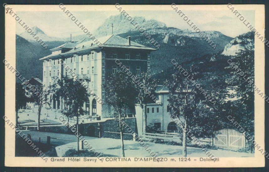 Belluno Cortina d'Ampezzo cartolina LQ9014 – fronte