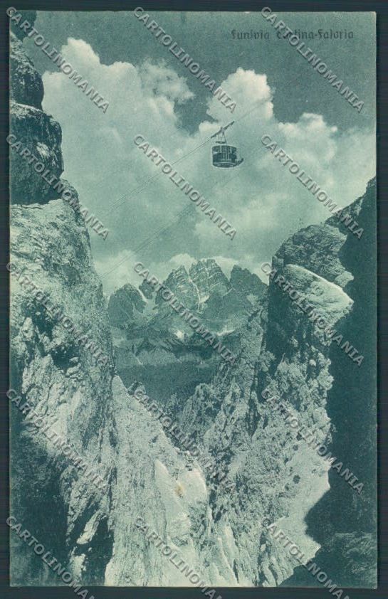 Belluno Cortina d'Ampezzo Funivia cartolina LQ9020 – fronte