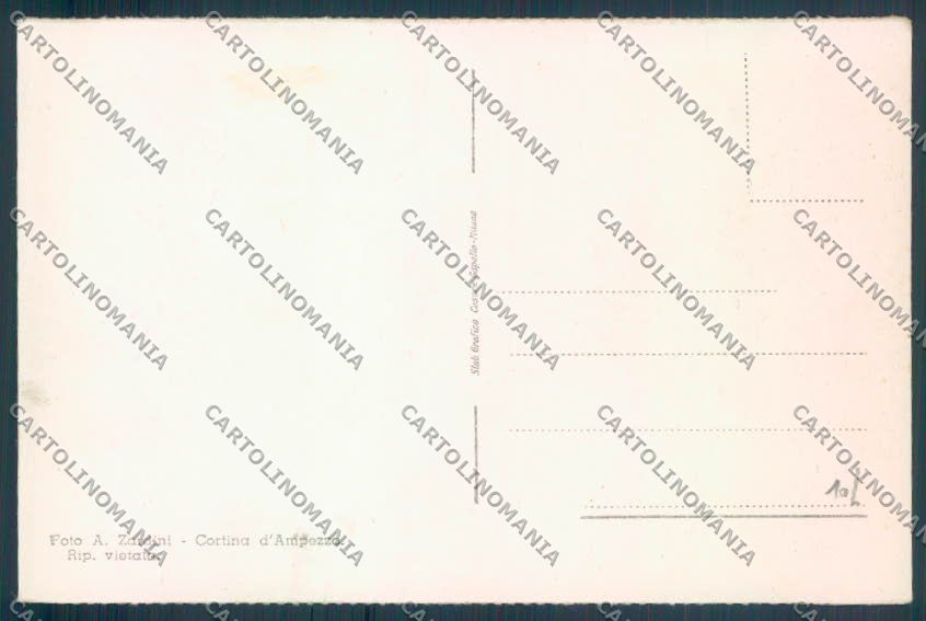 Belluno Cortina d'Ampezzo cartolina LQ9022 – retro