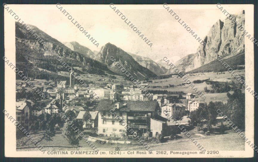 Belluno Cortina d'Ampezzo cartolina LQ9024 – fronte