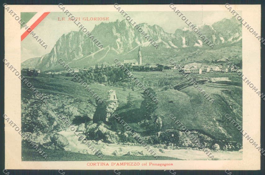 Belluno Cortina d'Ampezzo cartolina LQ9025 – fronte
