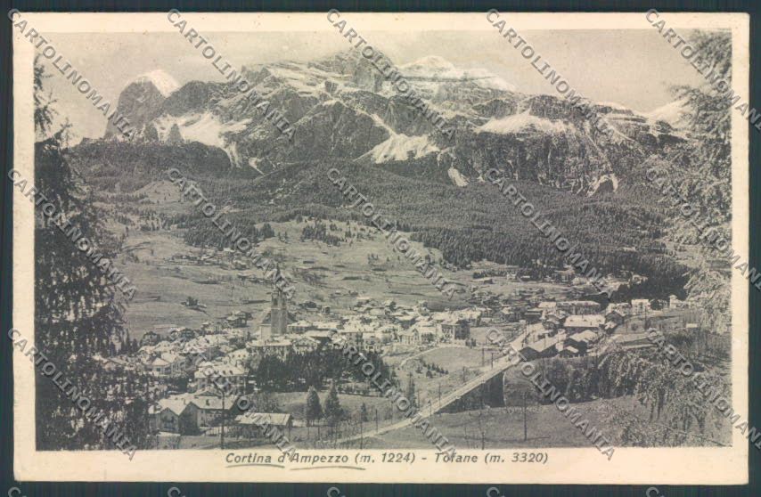Belluno Cortina d'Ampezzo cartolina LQ9027 – fronte