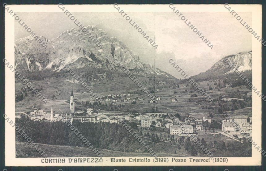 Belluno Cortina d'Ampezzo cartolina LQ9042 – fronte