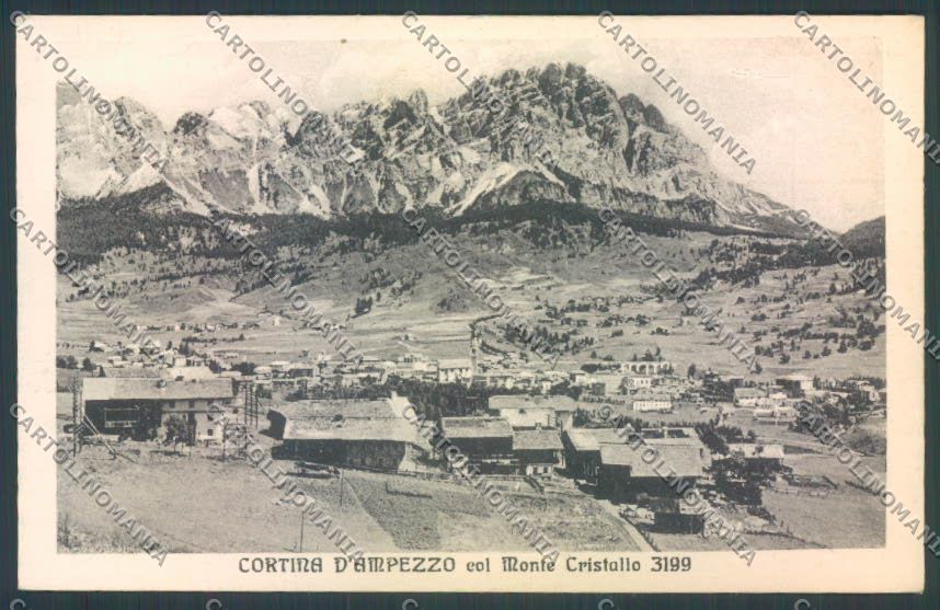 Belluno Cortina d'Ampezzo cartolina LQ9044 – fronte