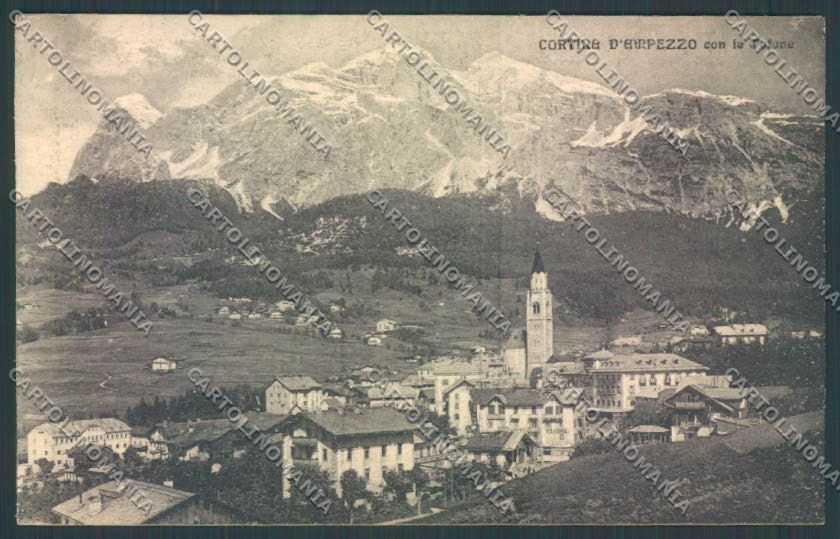 Belluno Cortina d'Ampezzo cartolina LQ9045 – fronte