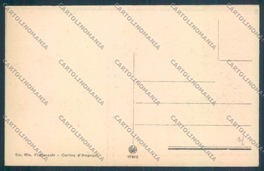 Belluno Cortina d'Ampezzo cartolina LQ9045 – retro