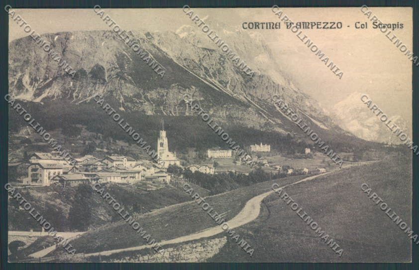Belluno Cortina d'Ampezzo cartolina LQ9046 – fronte
