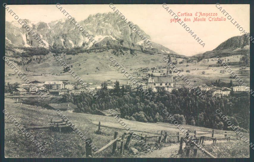 Belluno Cortina d'Ampezzo cartolina LQ9058 – fronte
