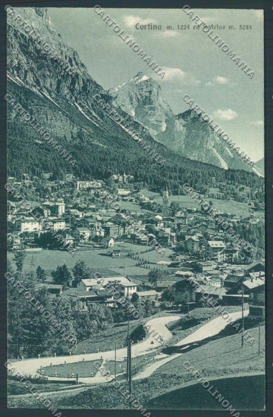 Belluno Cortina d'Ampezzo cartolina LQ9059 – fronte
