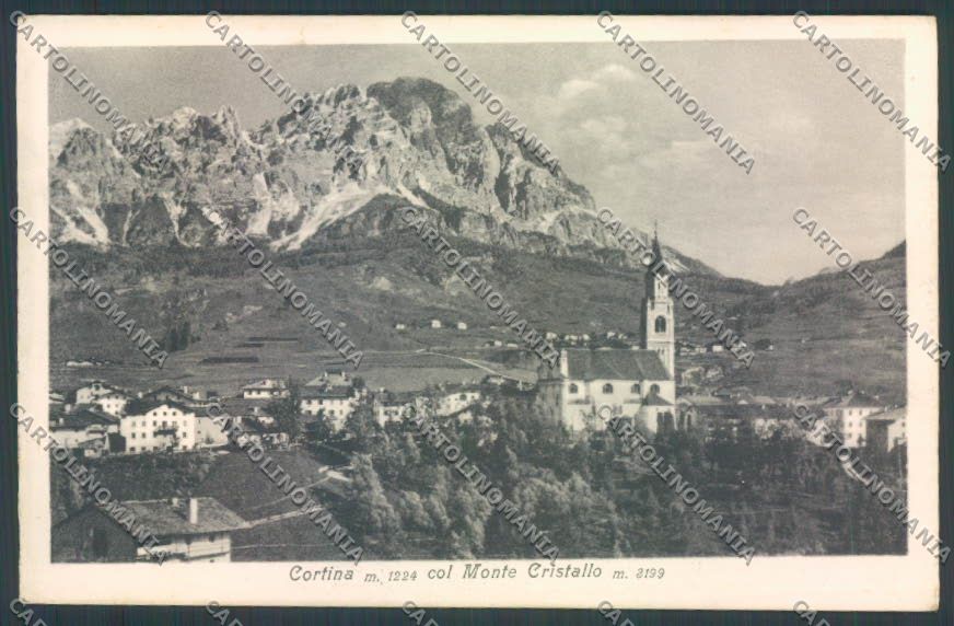 Belluno Cortina d'Ampezzo cartolina LQ9062 – fronte