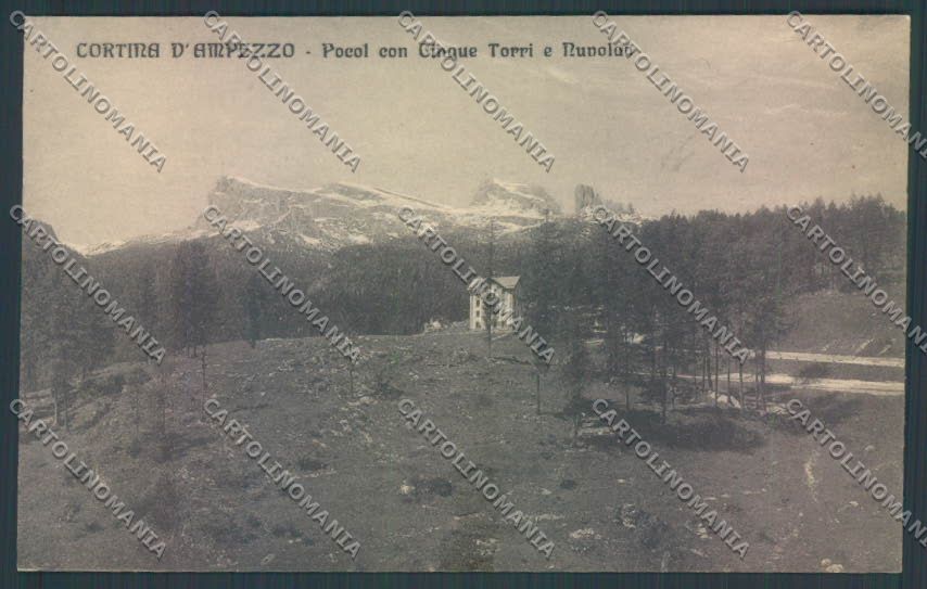 Belluno Cortina d'Ampezzo cartolina LQ9064 – fronte