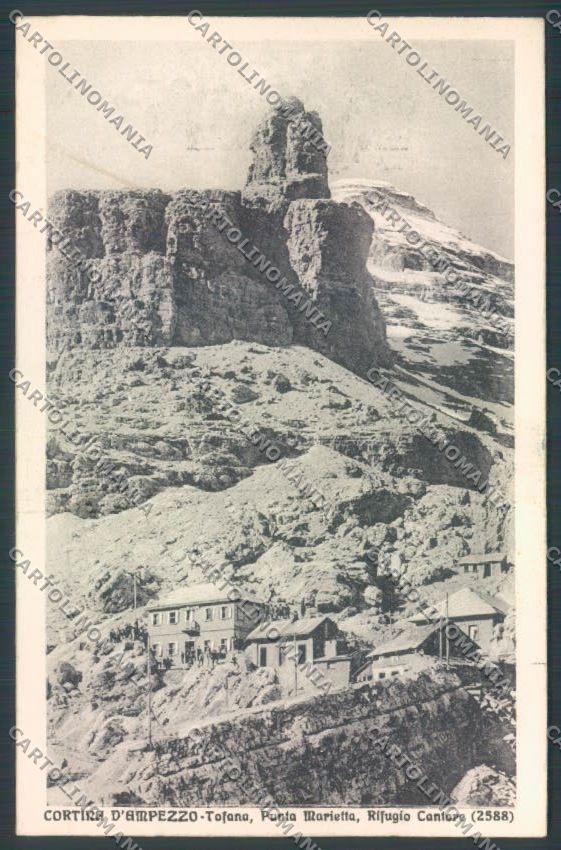 Belluno Cortina d'Ampezzo Rifugio cartolina LQ9066 – fronte