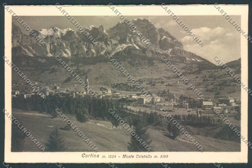Belluno Cortina d'Ampezzo cartolina LQ9069 – fronte