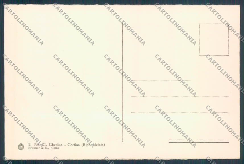 Belluno Cortina d'Ampezzo cartolina LQ9069 – retro