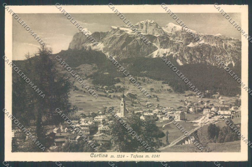 Belluno Cortina d'Ampezzo cartolina LQ9070 – fronte