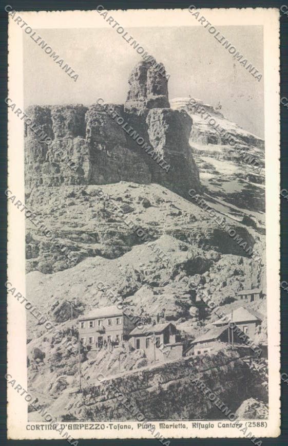 Belluno Cortina d'Ampezzo Rifugio cartolina LQ9071 – fronte