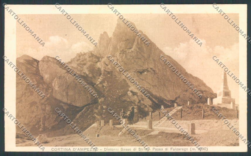 Belluno Cortina d'Ampezzo cartolina LQ9076 – fronte