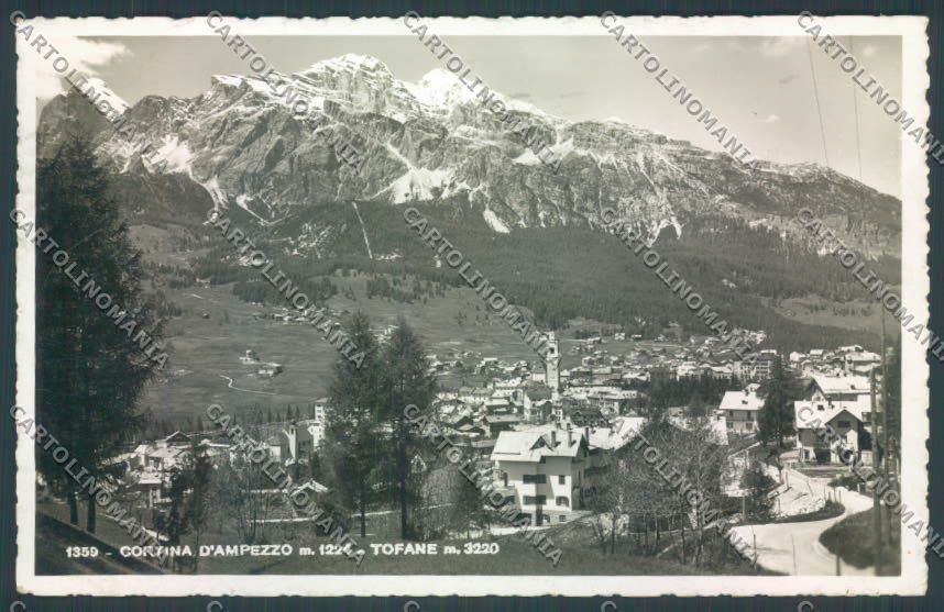 Belluno Cortina d'Ampezzo Foto cartolina LQ9085 – fronte