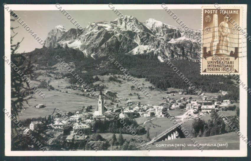 Belluno Cortina d'Ampezzo Foto cartolina LQ9087 – fronte