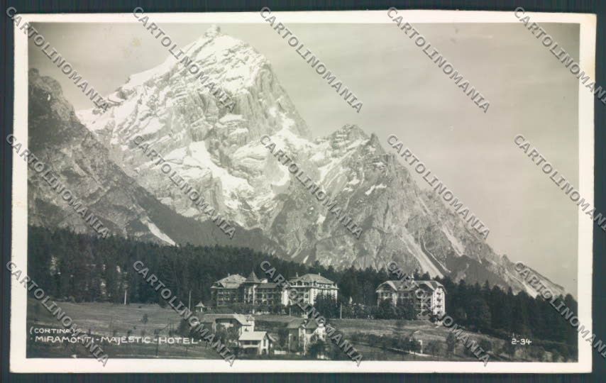 Belluno Cortina d'Ampezzo Foto cartolina LQ9098 – fronte