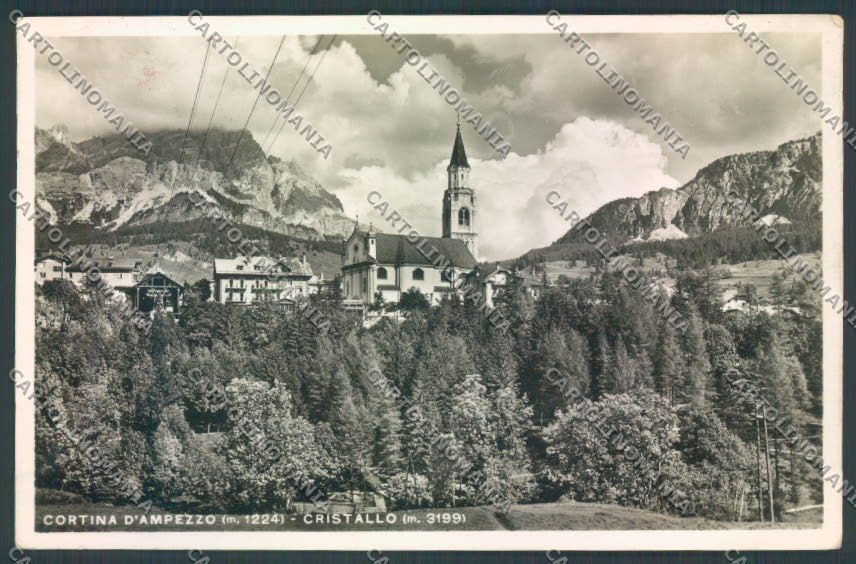 Belluno Cortina d'Ampezzo Foto cartolina LQ9102 – fronte