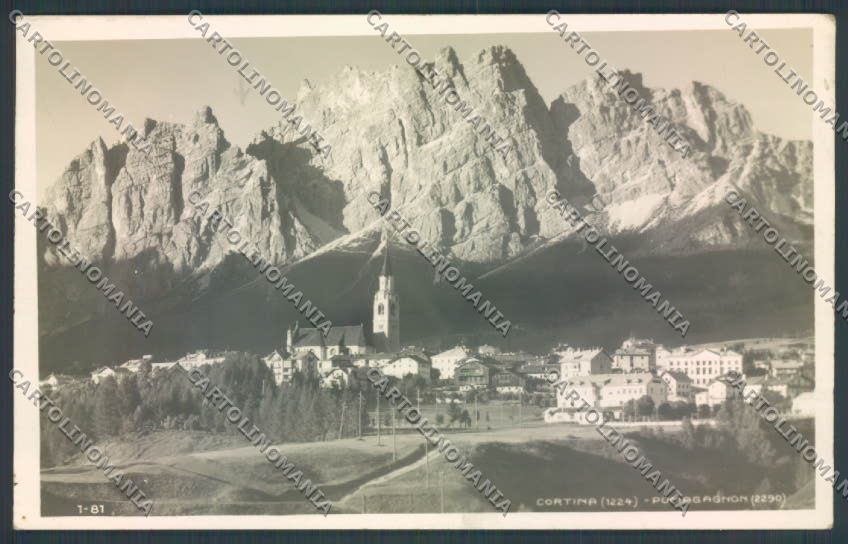 Belluno Cortina d'Ampezzo Foto cartolina LQ9113 – fronte