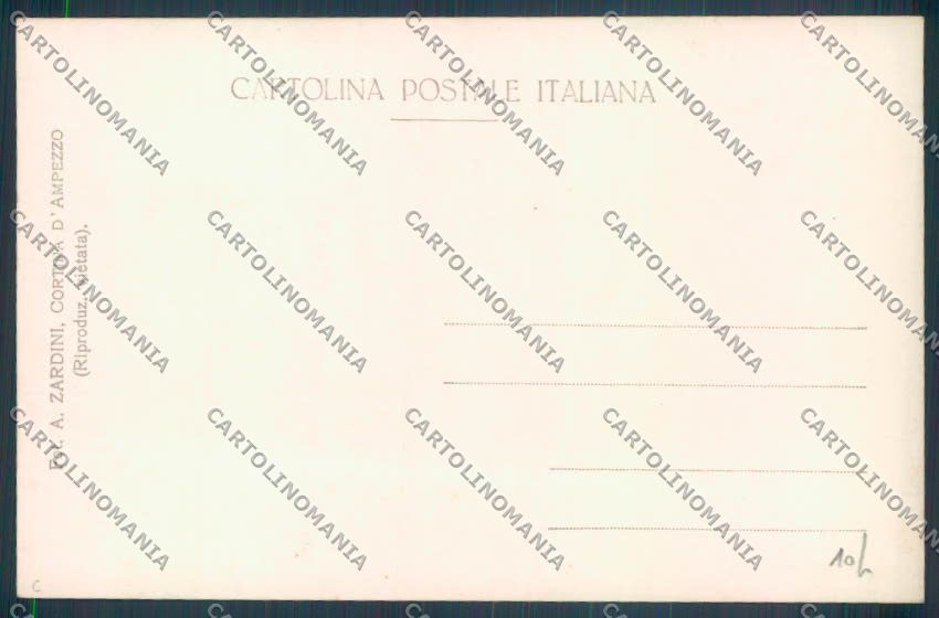 Belluno Cortina d'Ampezzo Foto cartolina LQ9121 – retro