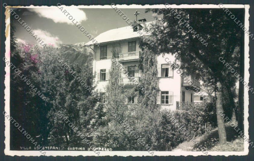 Belluno Cortina d'Ampezzo MACCHIA Foto cartolina LQ9128 – fronte