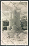 Belluno Cortina d'Ampezzo Nevicata Foto cartolina LQ9139 – fronte