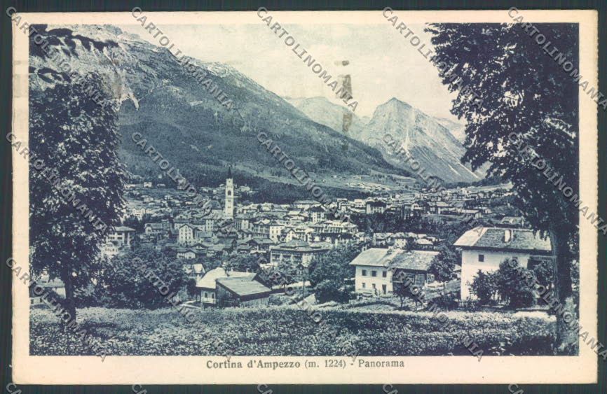 Belluno Cortina d'Ampezzo cartolina LQ9163 – fronte