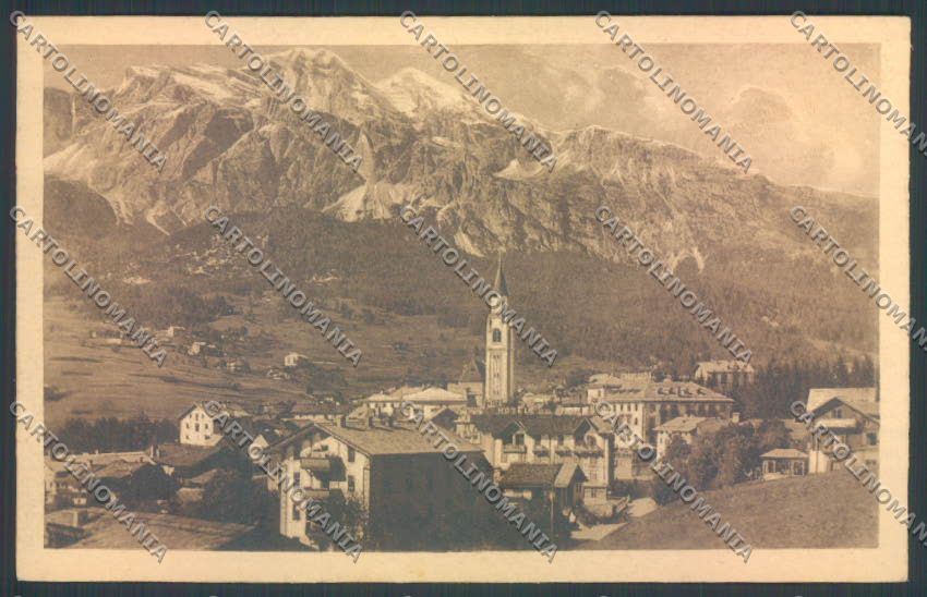 Belluno Cortina d'Ampezzo cartolina LQ9164 – fronte