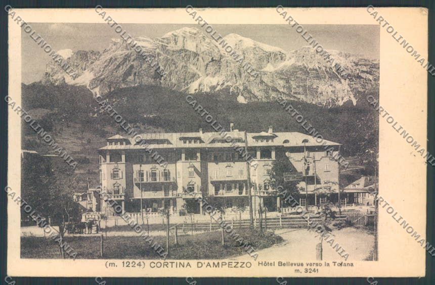 Belluno Cortina d'Ampezzo cartolina LQ9167 – fronte