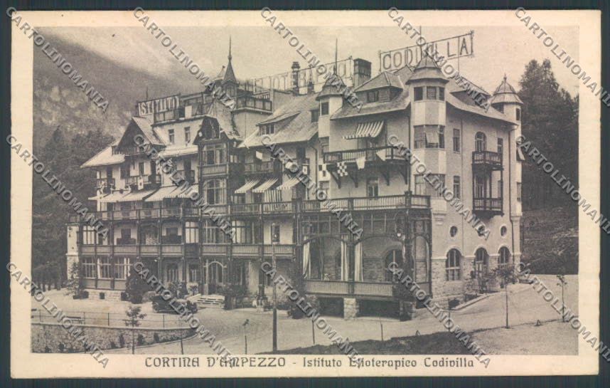 Belluno Cortina d'Ampezzo cartolina LQ9168 – fronte