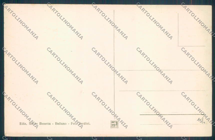 Belluno Cortina d'Ampezzo cartolina LQ9170 – retro