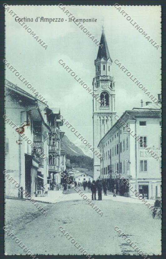Belluno Cortina d'Ampezzo MACCHIA cartolina LQ9171 – fronte