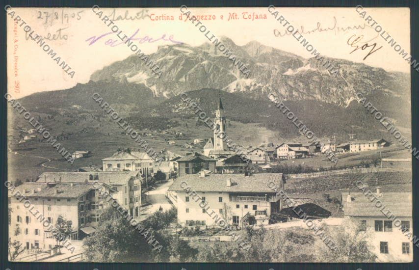 Belluno Cortina d'Ampezzo cartolina LQ9181 – fronte