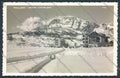 Belluno Cortina d'Ampezzo Nevicata Pocol Foto cartolina LQ9186 – fronte