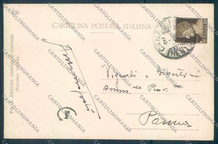 Belluno Cortina d'Ampezzo Pocol Foto cartolina LQ9190 – retro