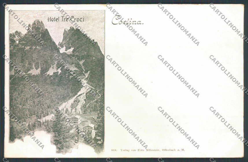 Belluno Cortina d'Ampezzo cartolina LQ9198 – fronte