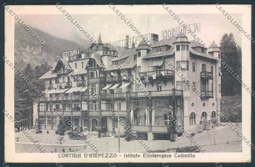Belluno Cortina d'Ampezzo cartolina LQ9206 – fronte
