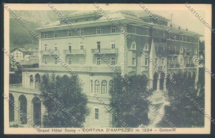 Belluno Cortina d'Ampezzo PIEGHE cartolina LQ9209 – fronte