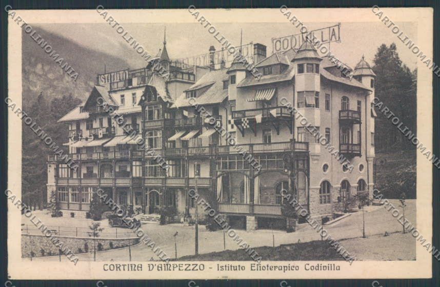 Belluno Cortina d'Ampezzo cartolina LQ9210 – fronte