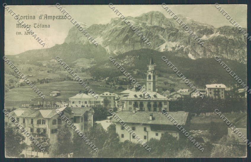 Belluno Cortina d'Ampezzo cartolina LQ9212 – fronte