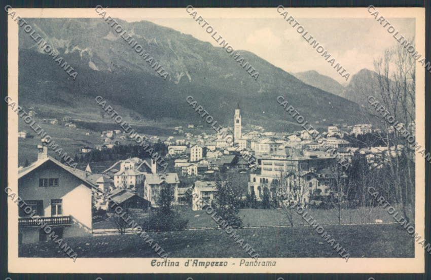 Belluno Cortina d'Ampezzo cartolina LQ9213 – fronte