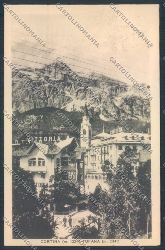 Belluno Cortina d'Ampezzo cartolina LQ9214 – fronte